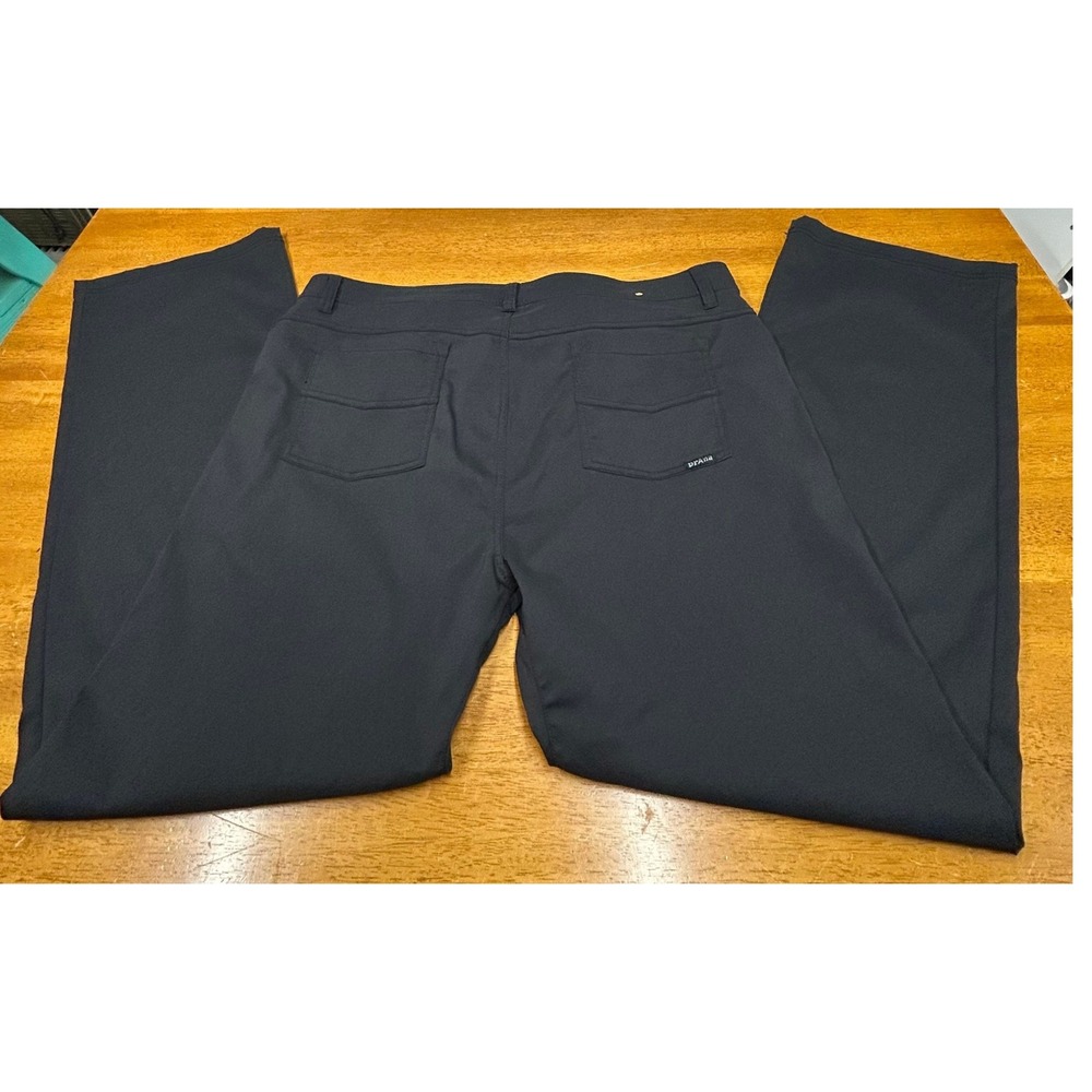 Prana Slim Fit Mens Black Stretch Outdoor Hiking Pants M4BN32312 Size 40 - Picture 2 of 11